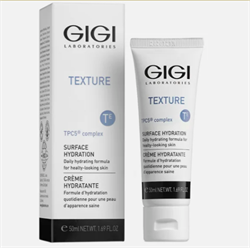 УВЛАЖНЯЮЩИЙ ДНЕВНОЙ КРЕМ ДЛЯ ЛИЦА GIGI texture surface hydration moist 50мл 4265 - фото 8736