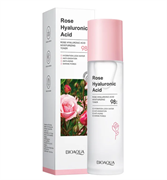 BIOAOUA Rose Hyaluronic Acid. Тоник для лица с розовой гиалуроновой кислотой увлажняющий Сужающий поры антивозрастной 100ml. 4225